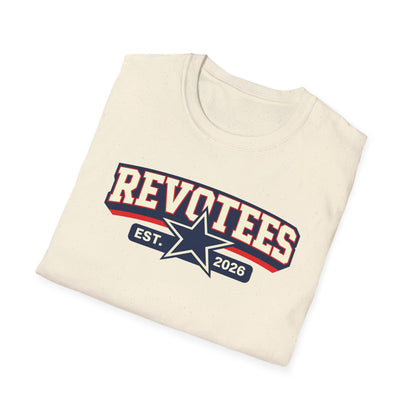 Revotees EST. 2026 Graphic T-Shirt — Retro Star Sports Logo