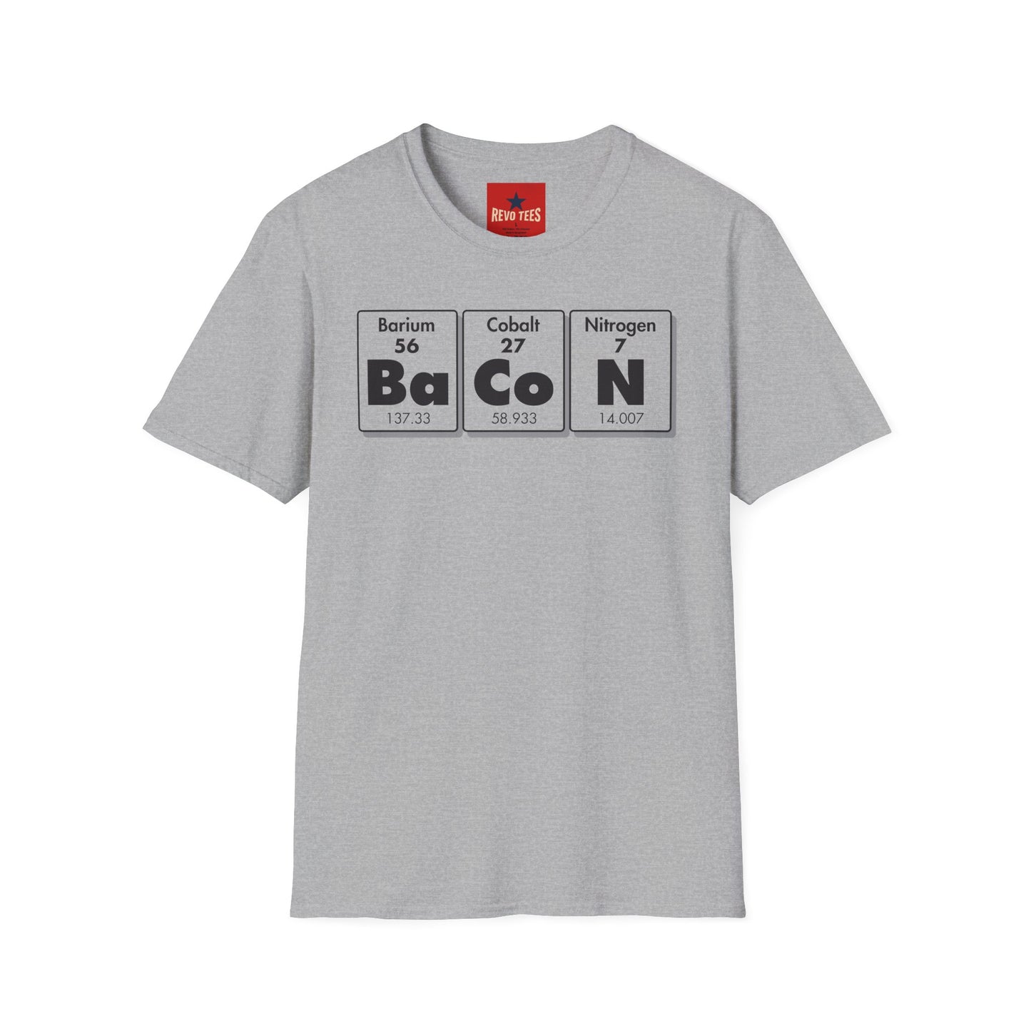 Bacon Periodic Table T‑Shirt