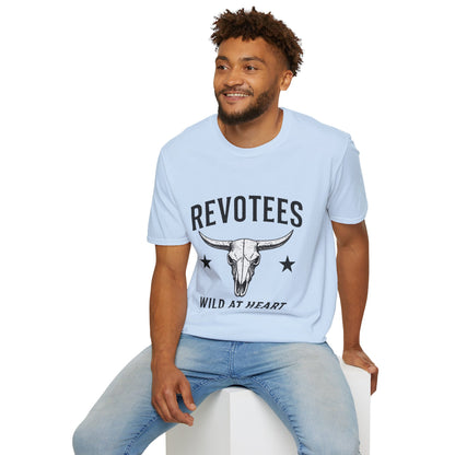 Revotees Bull Skull T-Shirt — Wild at Heart Western Graphic Tee