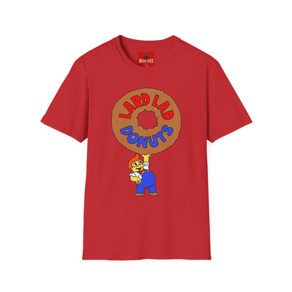 Donut Vintage Logo T‑Shirt — "Lard Lad Donuts" Cartoon Tee