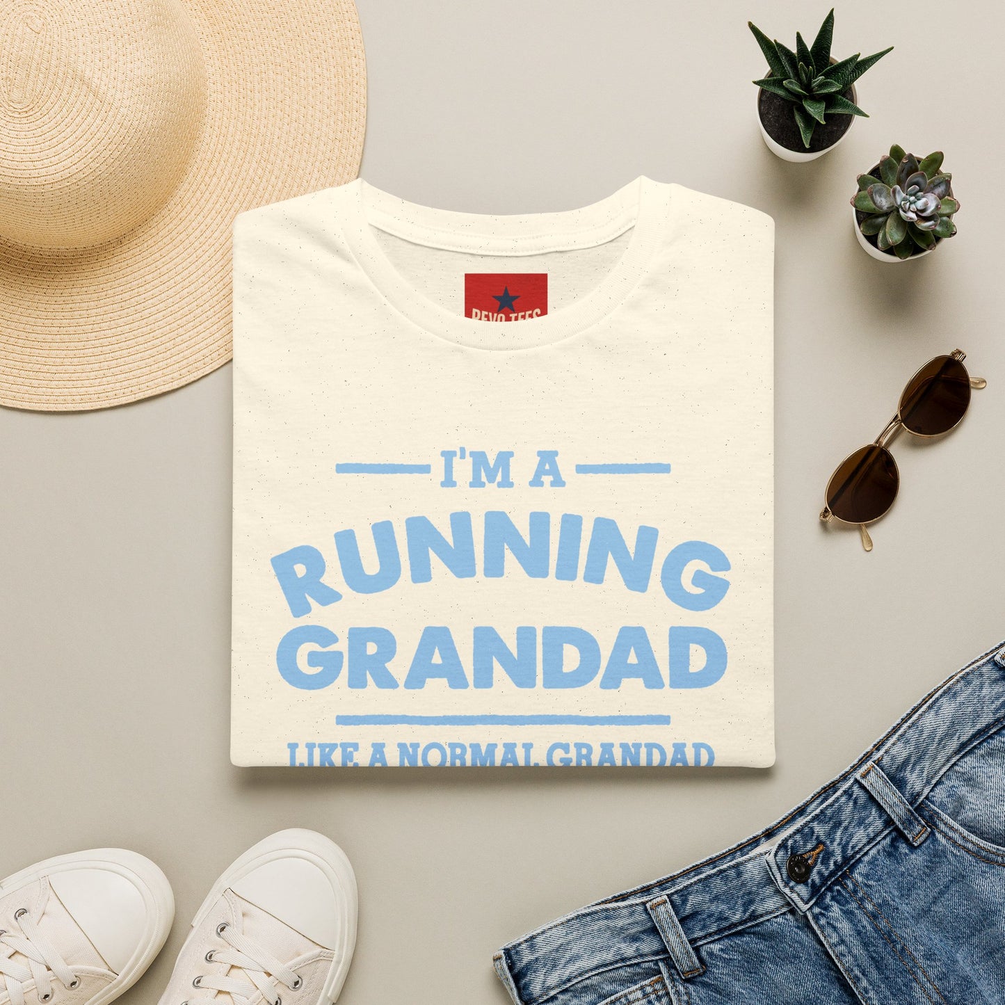 I'm a Running Grandad T-Shirt – Funny Running Grandpa Gift