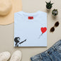 Banksy Balloon Girl T‑Shirt — Heart Balloon Street Art Graphic Tee