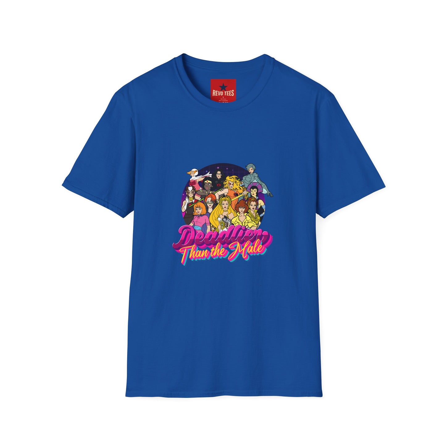 Retro Cartoon Character Group T-Shirt — 'Together We Rule' Vintage Crew Tee