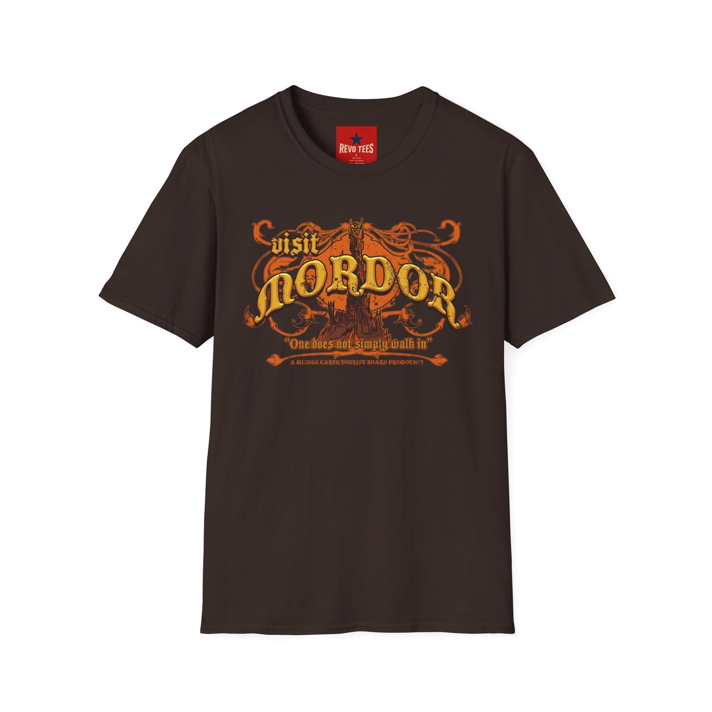 Visit Mordor T‑Shirt — 'One Does Not Simply Walk In' Vintage Fantasy Tee