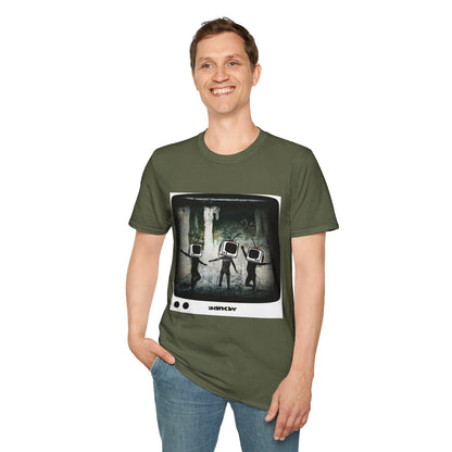 Banksy TV Head Graphic T-Shirt