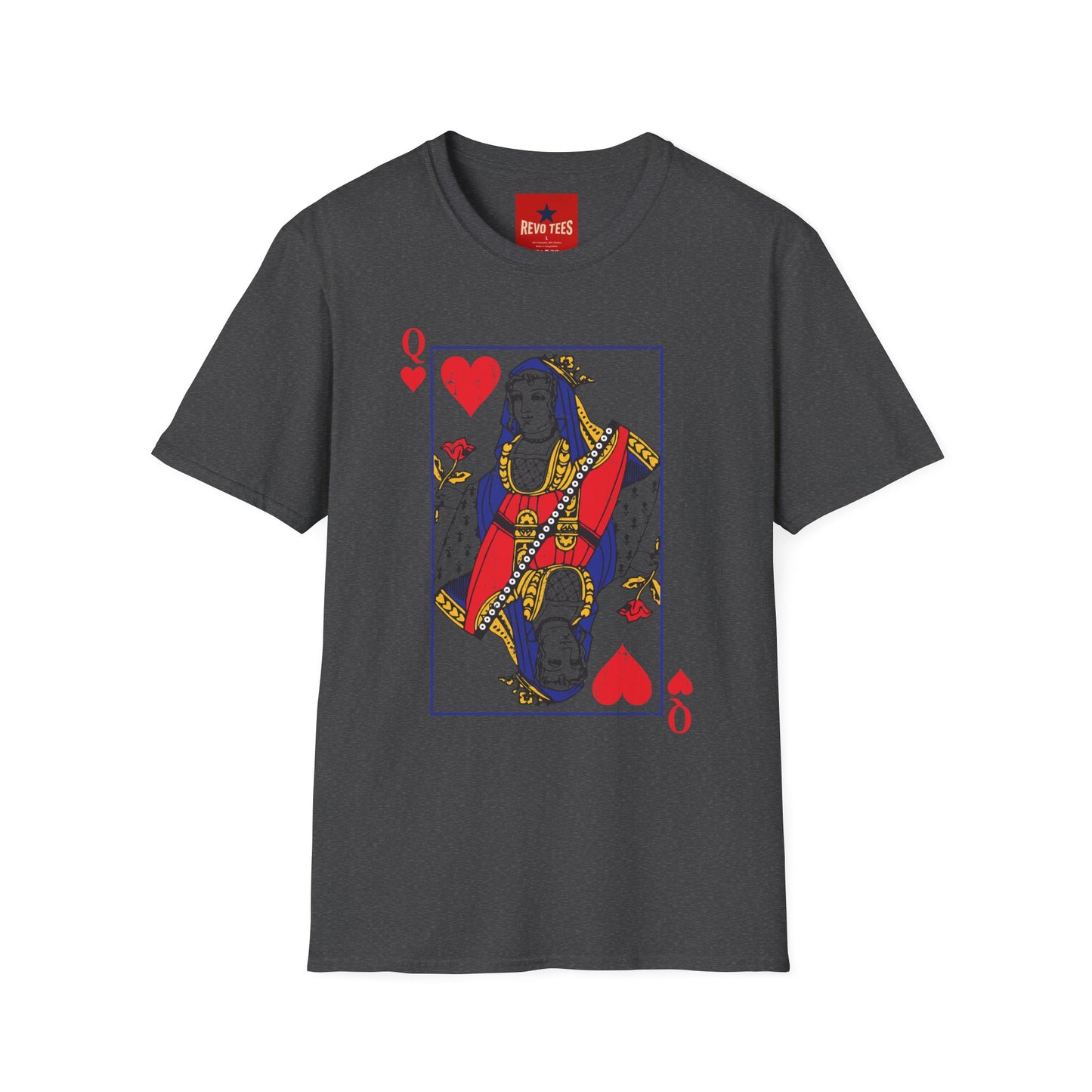 Queen of Hearts T-Shirt — Playing Card Graphic Tee