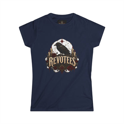 Revotees Crow Graphic Tee — Women's Vintage Raven T‑Shirt