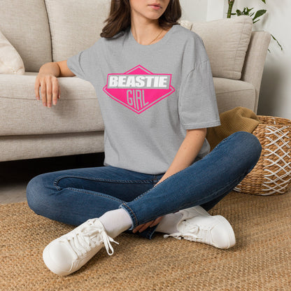 Beastie Girl T-Shirt — Retro Pink Diamond Graphic Tee