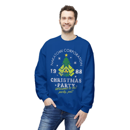 Die Hard 'Nakatomi Corporation 1988' Holiday Crewneck Christmas Party Sweatshirt