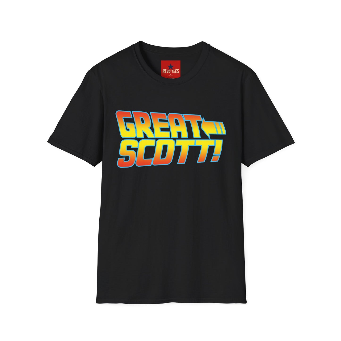 Great Scott! T-Shirt — Retro 80s Movie Quote Tee