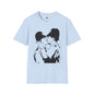 Revotees Banksy Kissing Soldiers Graphic Vintage Stencil Couple Print T-Shirt - alternate view 6