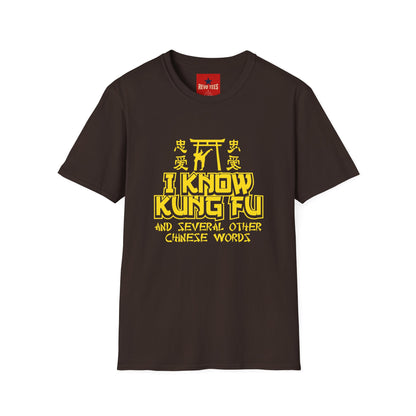 I Know Kung Fu T-Shirt — Retro Martial Arts Graphic Tee