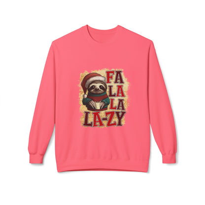 Fa La La La-Zy Sloth Christmas Sweatshirt