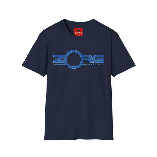 Zorg Industries Logo T-Shirt — Retro Sci‑Fi Graphic Tee