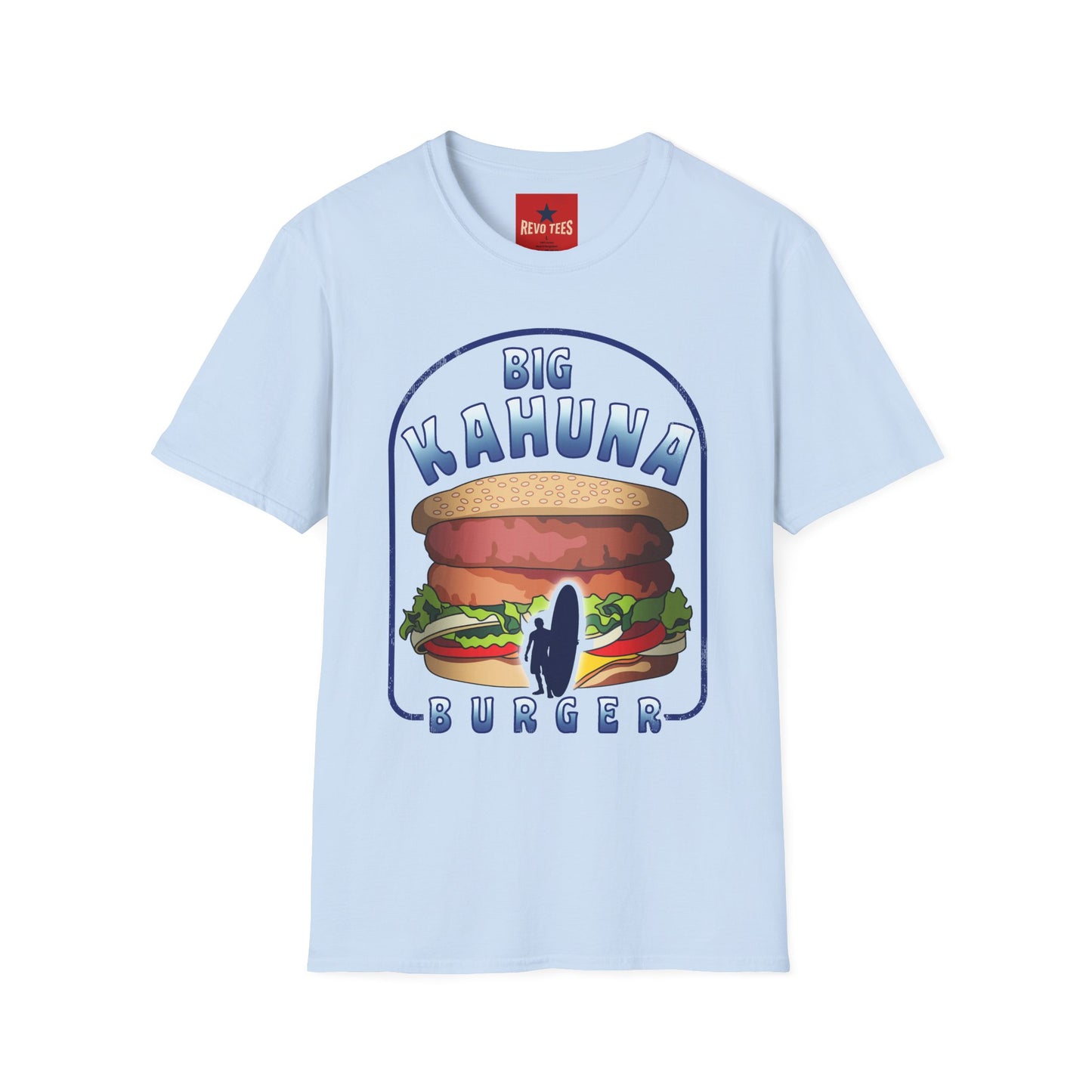 Big Kahuna Burger T-Shirt — Retro Surf-Inspired Burger Graphic Tee