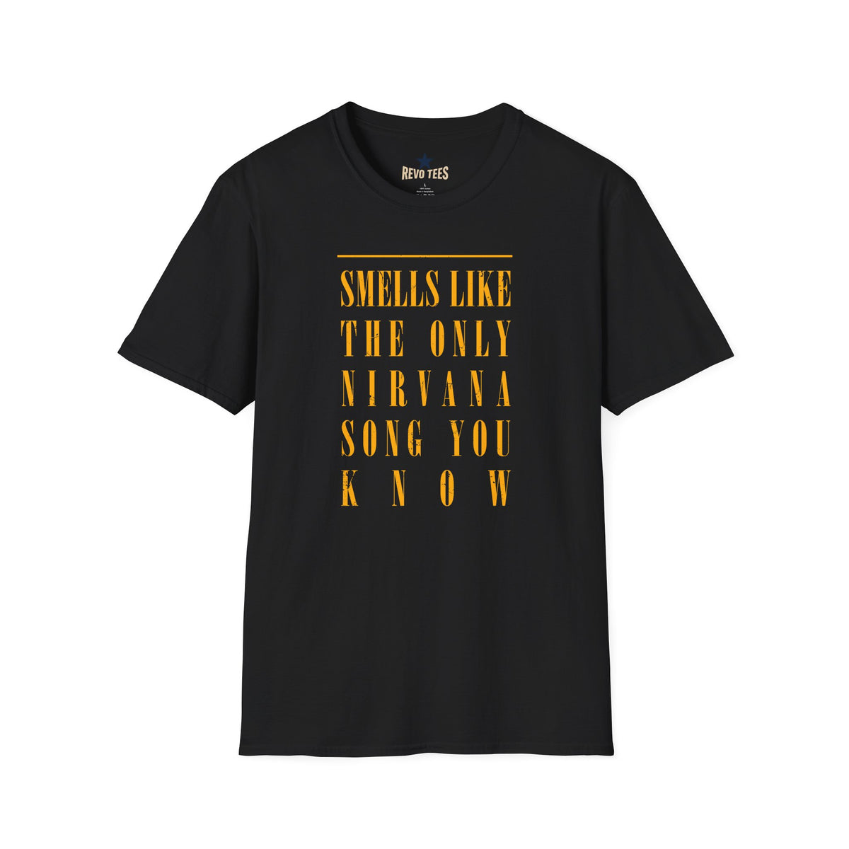 Revotees Smells Like Teen Spirit Nirvana Unisex Softstyle T-Shirt - alternate view 4