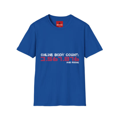 Online Body Count - Unisex Softstyle T-Shirt