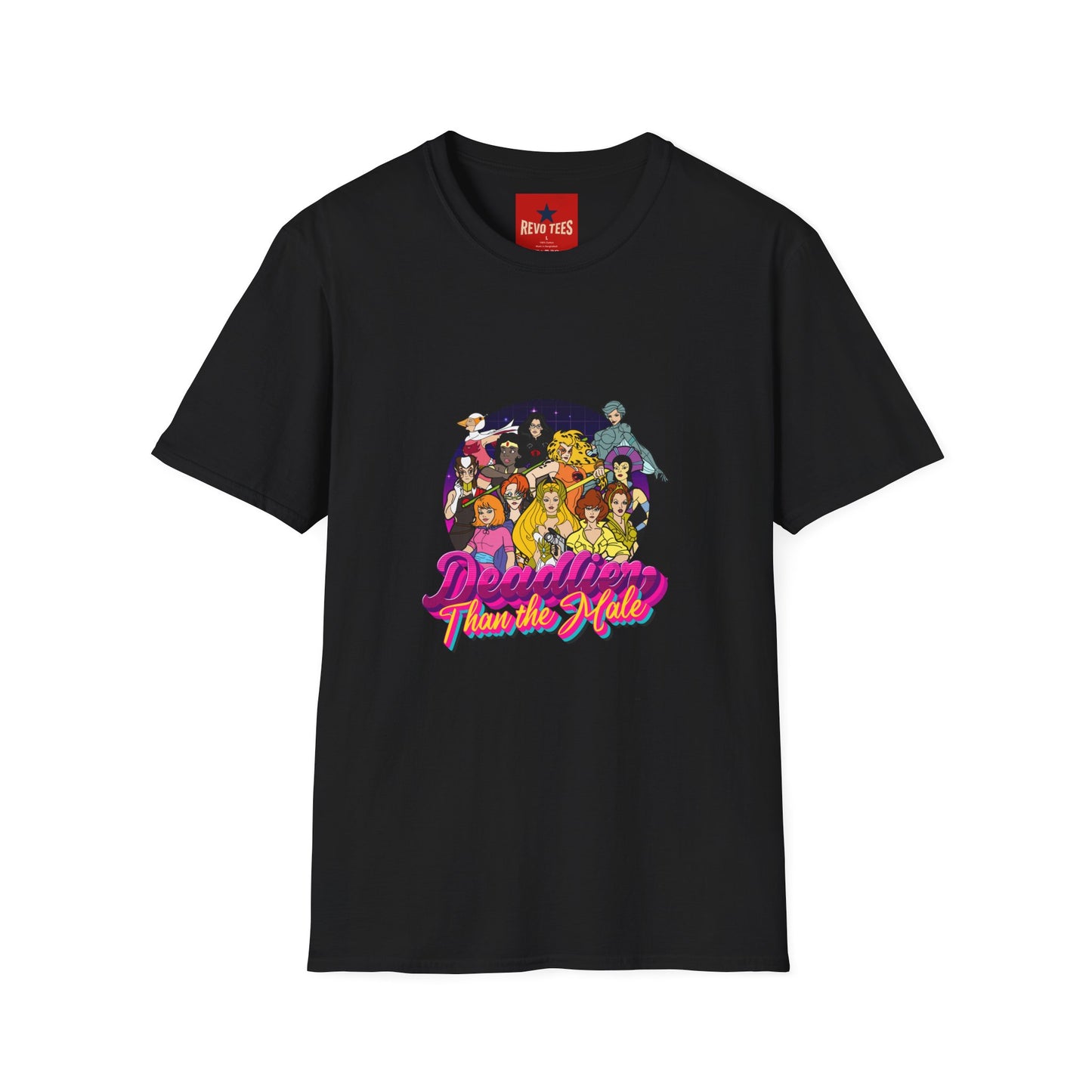 Retro Cartoon Character Group T-Shirt — 'Together We Rule' Vintage Crew Tee