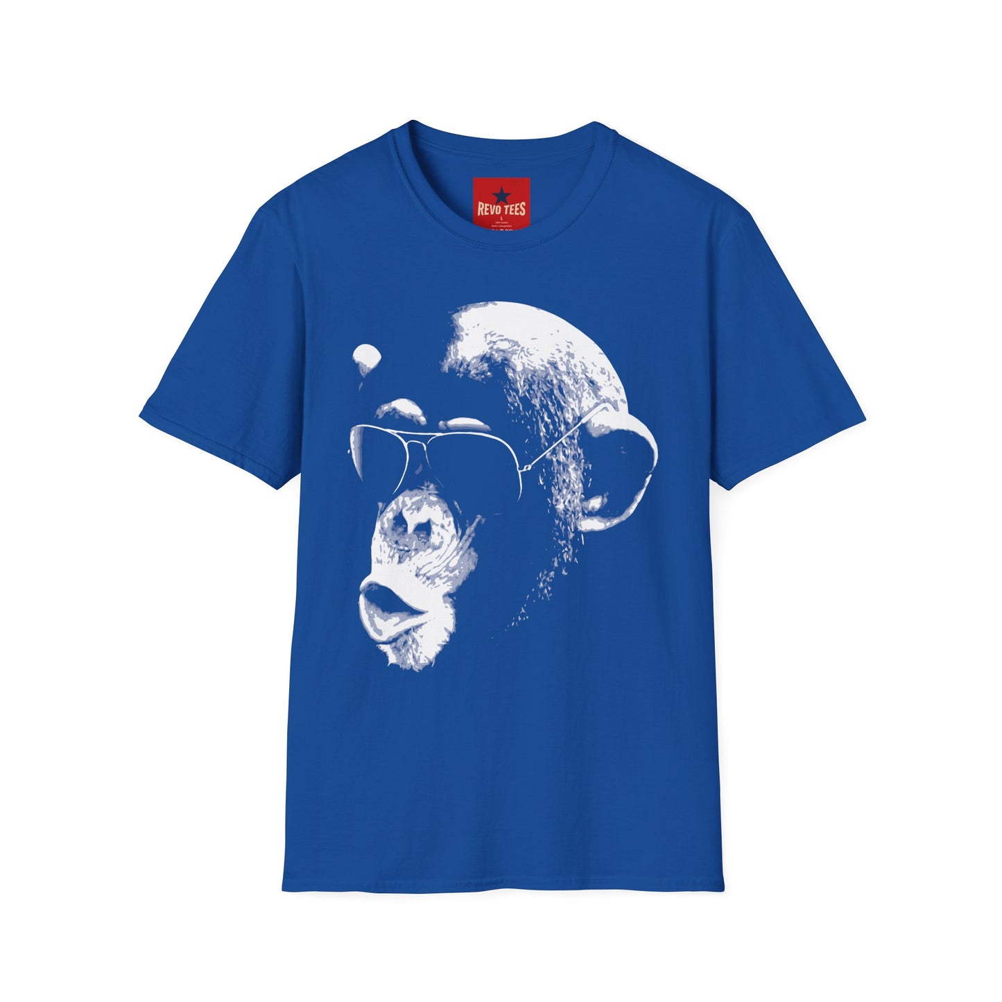 Chimpanzee Sunglasses T-Shirt — Retro Monkey Graphic Tee