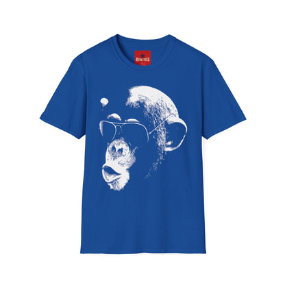 Chimpanzee Sunglasses T-Shirt — Retro Monkey Graphic Tee