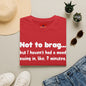 Mood Swing Tee — “Not to brag… but I haven’t had a mood swing in, like, 7 minutes.”