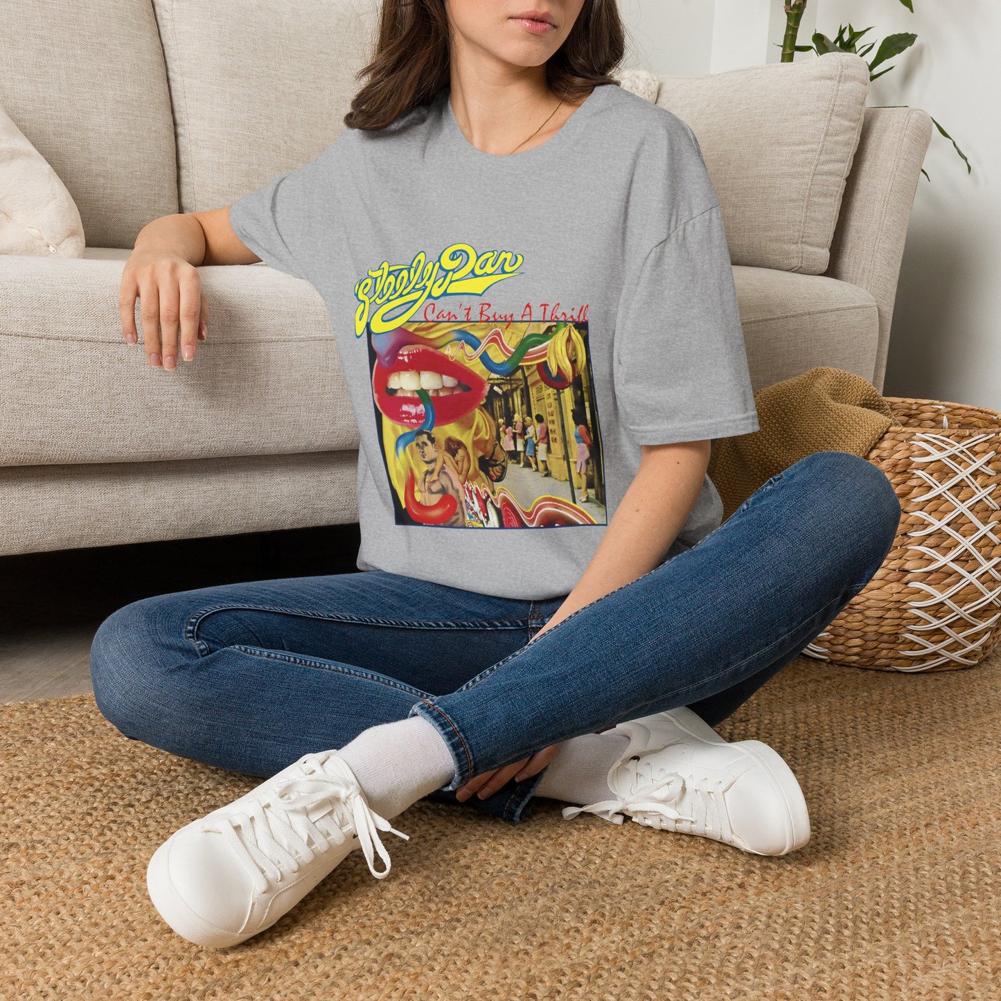 Steely Dan "Can't Buy a Thrill" Retro Album Art T-Shirt
