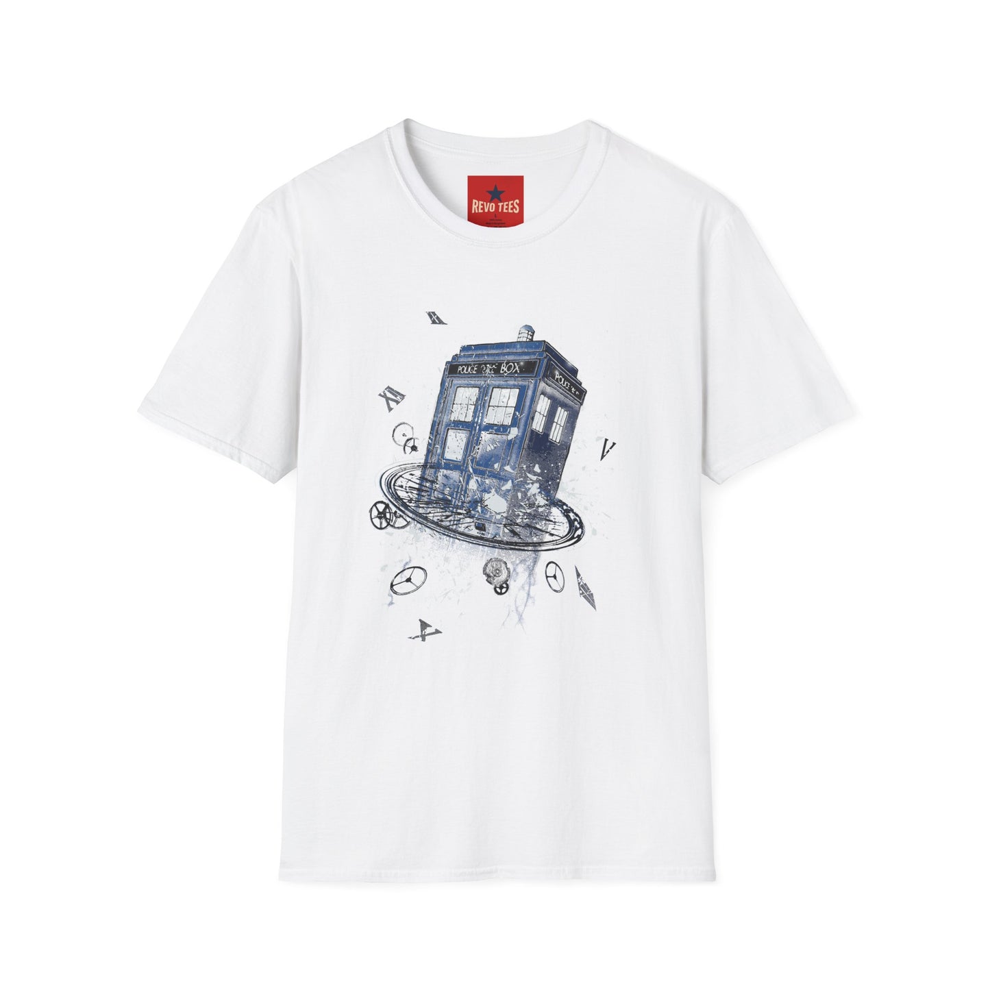 TARDIS Time Portal T-Shirt — Doctor Who Retro Sci‑Fi Graphic Tee