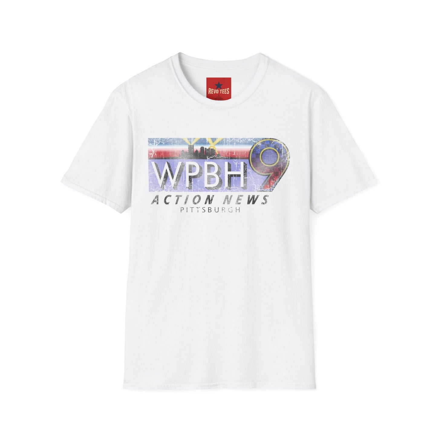 WPBH 9 Action News Pittsburgh T-Shirt — Retro Local TV News Logo Tee