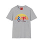 Retro Pixel Karate T-Shirt — 80s Sunset Martial Arts Graphic Tee