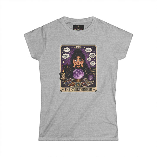The Overthinker Tarot T‑Shirt — Women's Psychic Crystal Ball Tee
