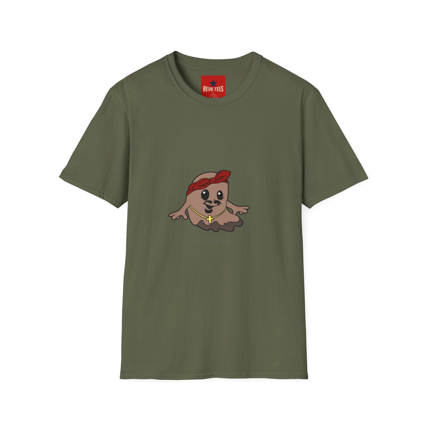 Cute Pirate Sloth T-Shirt — Cartoon Sloth with Bandana Tee
