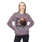 Sloth Santa Sweatshirt — "Wake Me Up When Santa Arrives" Holiday Crewneck