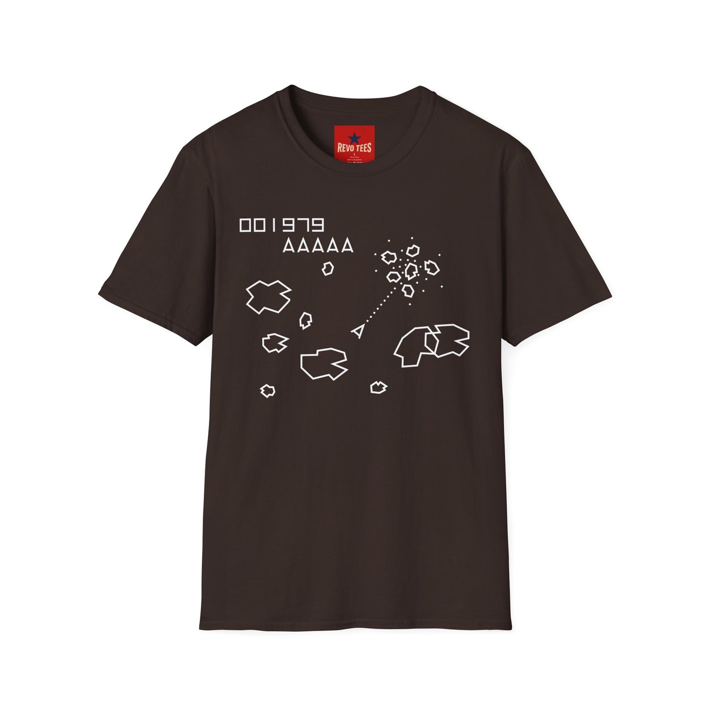 Retro Asteroids Arcade T‑Shirt — Vintage Space Shooter Gaming Tee