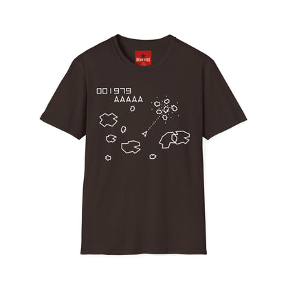 Retro Asteroids Arcade T‑Shirt — Vintage Space Shooter Gaming Tee