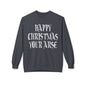 Funny Christmas Crewneck Sweatshirt — "Happy Christmas Your Arse" Holiday Sweater