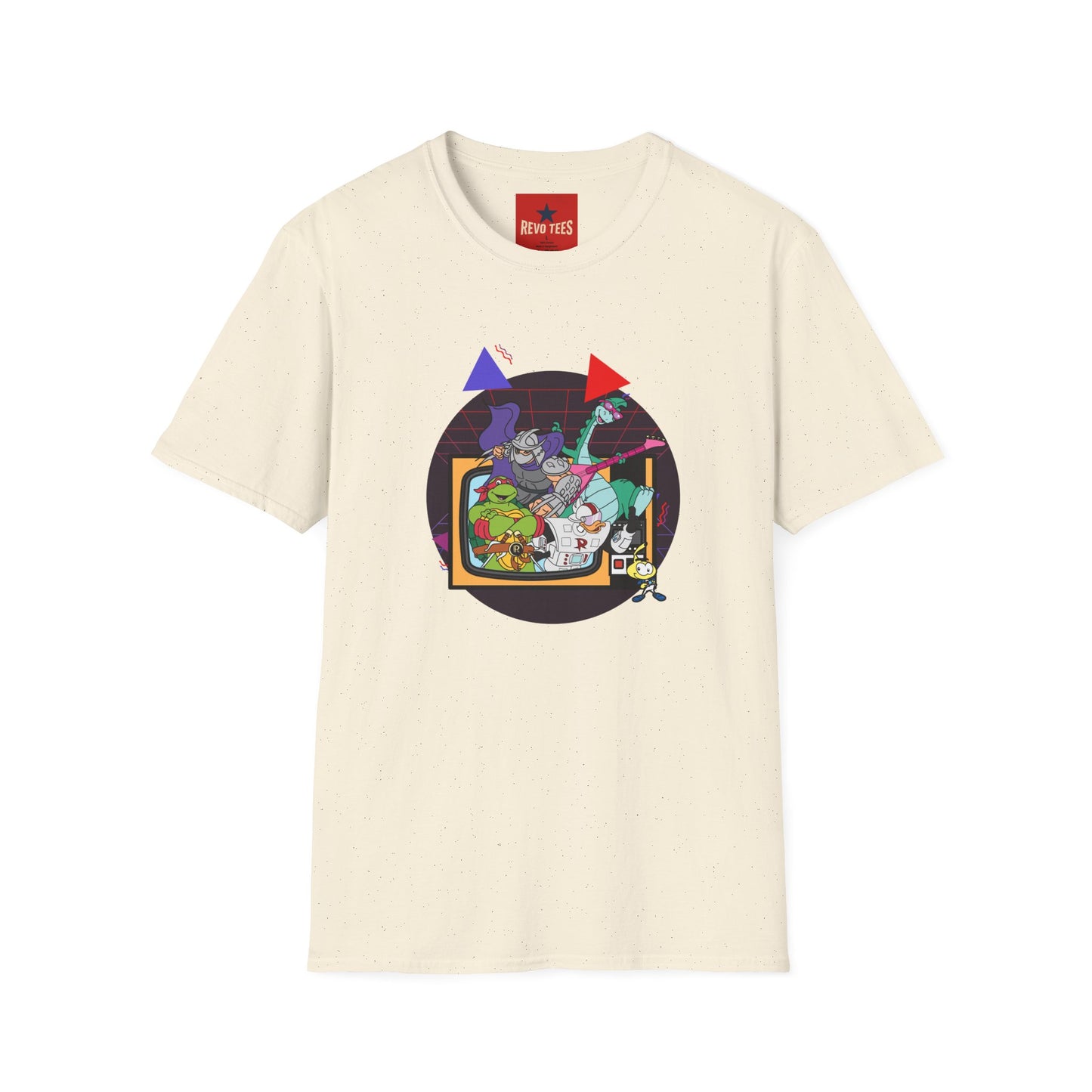 Retro Arcade Turtle Band T-Shirt — 'Rock On' Cartoon Gaming Tee