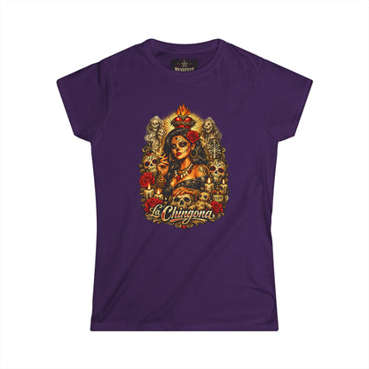 Revotees La Chingona Day of the Dead Sugar Skull T-Shirt - alternate view 14