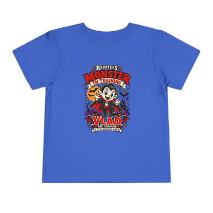 REVOTEES Toddler Monster In Training Tee — 'Vlad the Vampire' Halloween Kids Shirt