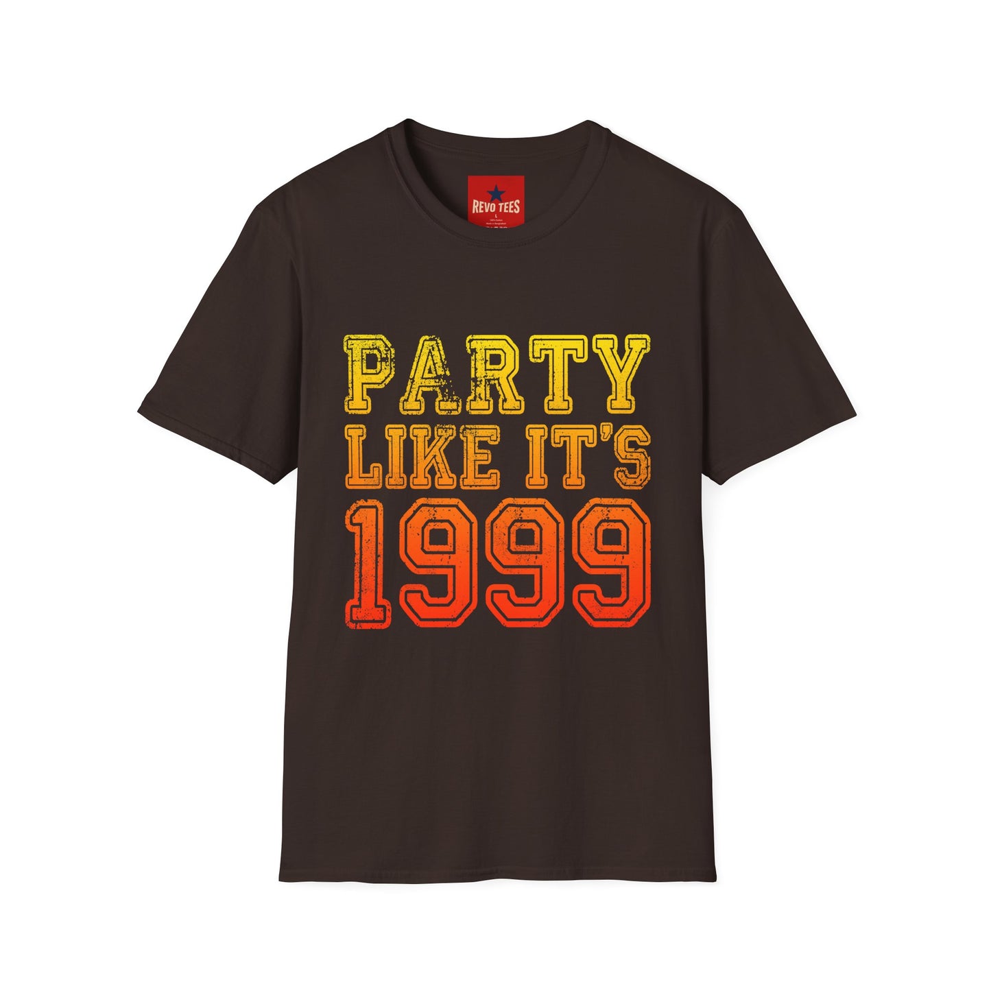 T‑Shirt — "Party Like It's 1999" Retro Gradient Tee