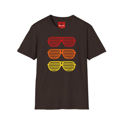 T-Shirt — Retro Shutter Shades Gradient Graphic