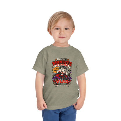 REVOTEES Toddler Monster In Training Tee — 'Vlad the Vampire' Halloween Kids Shirt