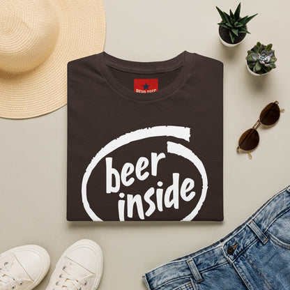 Beer Inside T-Shirt — Funny Craft Beer Logo Tee for Beer Lovers