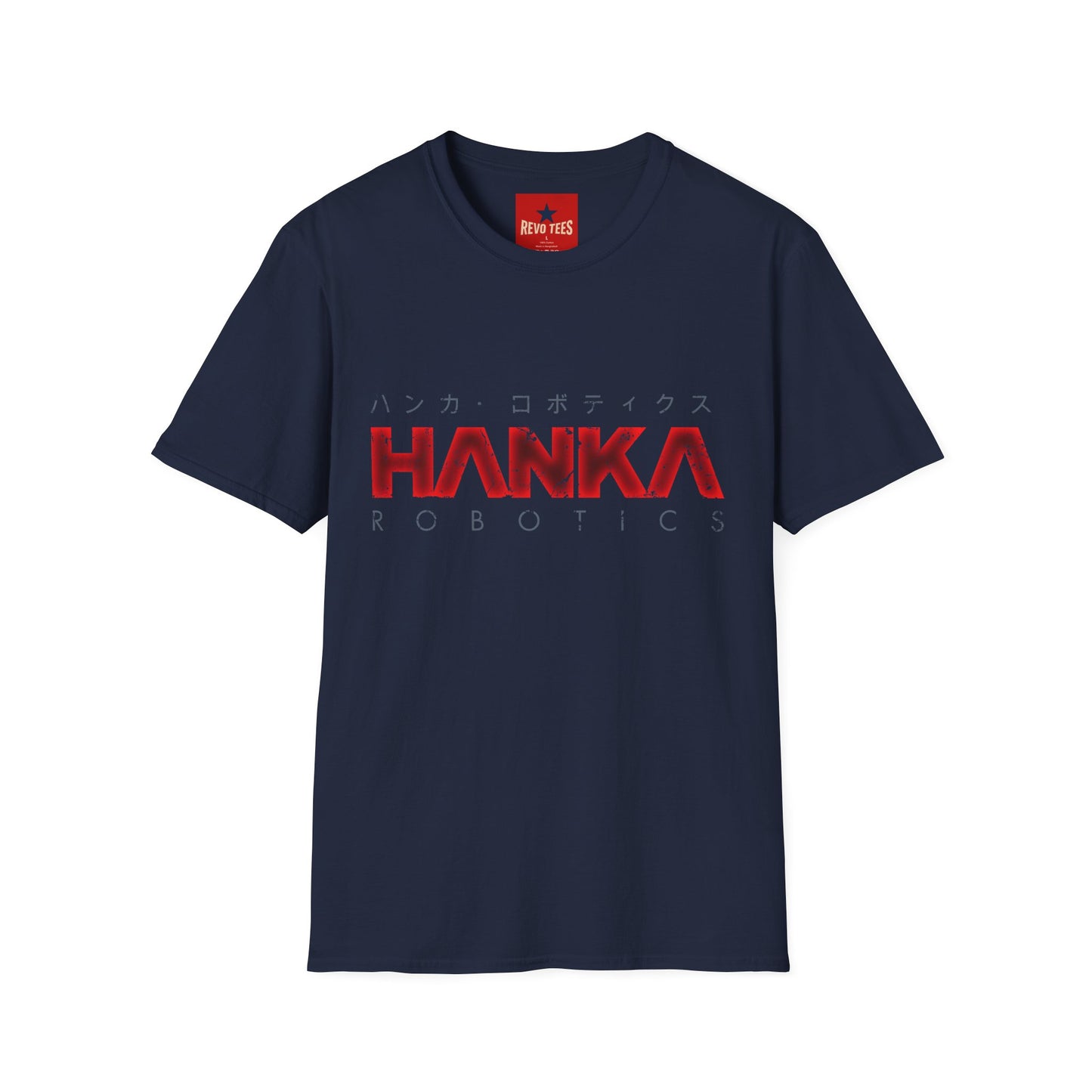 Hanka Robotics T‑Shirt — Futuristic Japanese Cyberpunk Tech Tee