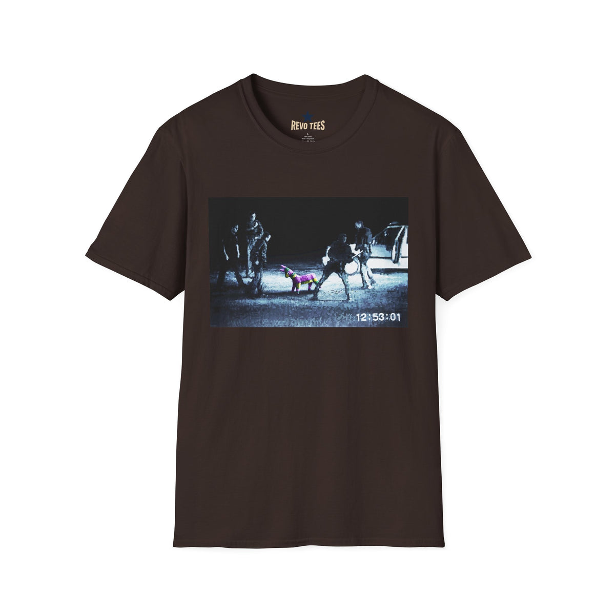 Revotees Banksy Moody Night Street Scene Graphic 12 05 01 T-Shirt - alternate view 4