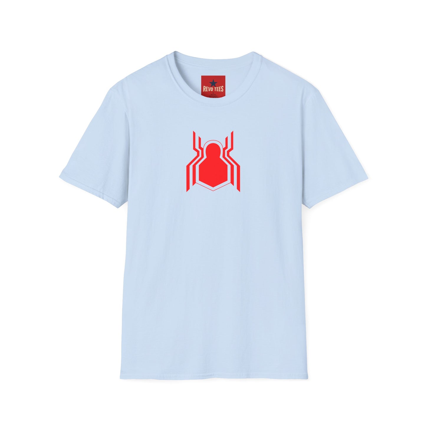 Spider Emblem T-Shirt — Minimal Red Spider Logo Tee