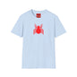 Spider Emblem T-Shirt — Minimal Red Spider Logo Tee