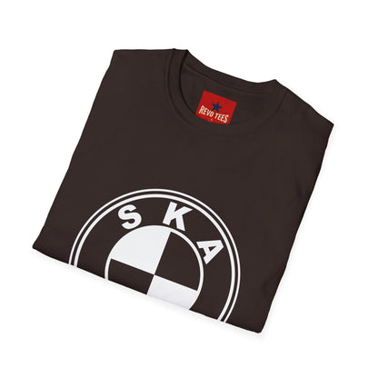 Ska Mod Target Logo T-Shirt — Retro Two-Tone Checkerboard Music Tee