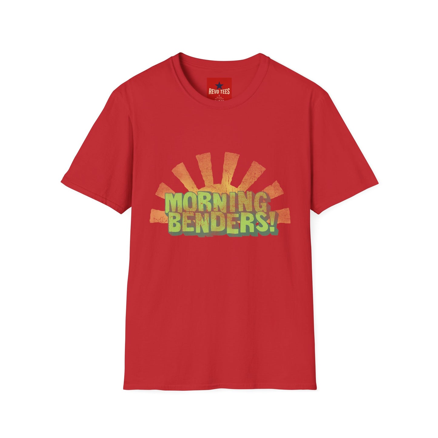 Morning Benders T-Shirt — Retro Sunrise Graphic Tee