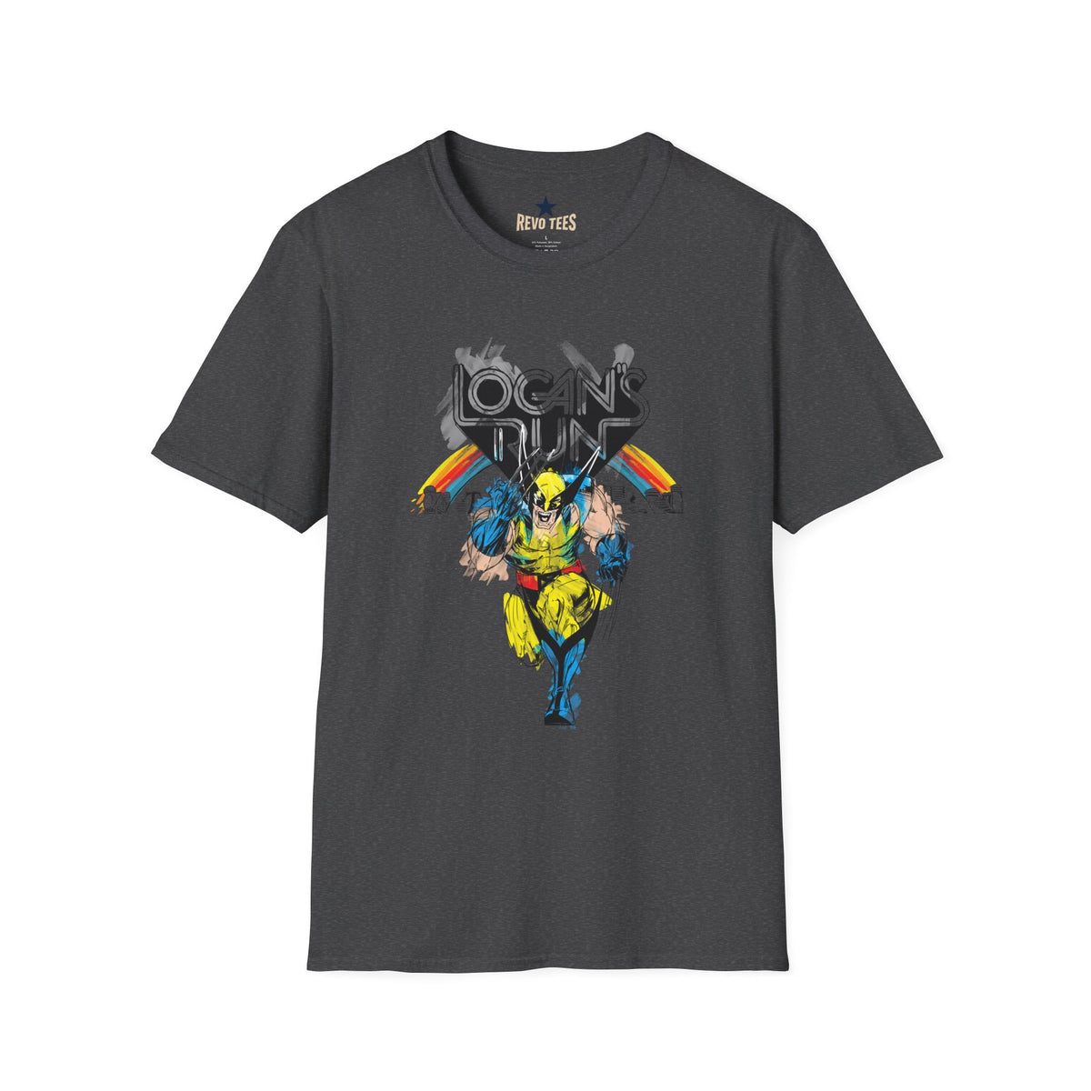 Revotees Wolverine Logan on the Run Unisex Softstyle T-Shirt - alternate view 11
