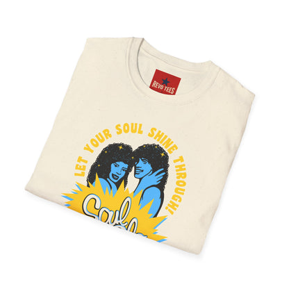 Soul Glo Retro Tee — "Let Your Soul Shine Through" 80s-Inspired Graphic T-Shirt